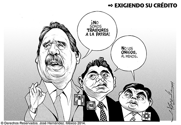Exigiendo su crédito.